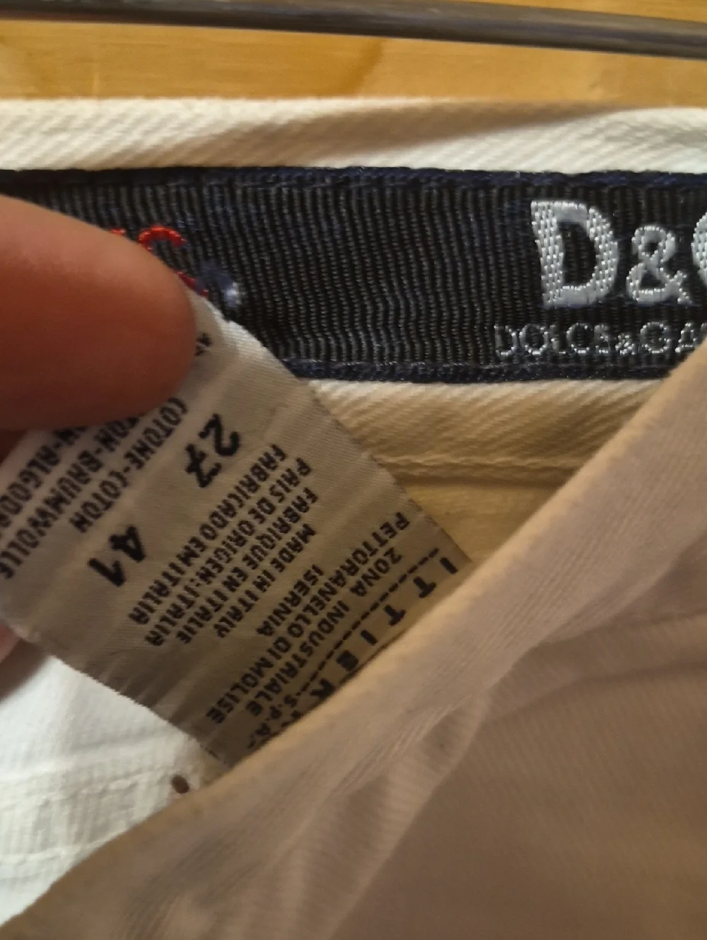 Mens Vintage Dolce & Gabbana Jeans Size 27/41 Straight Leg Cotton